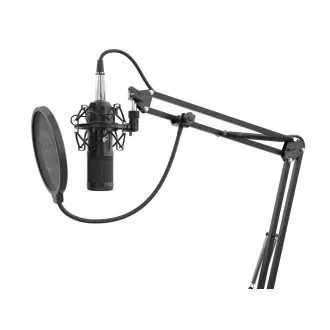 Streamovací mikrofon Genesis Radium 300,XLR, kardioidní polarizace, ohybné rameno, pop-filter Streamovací mikrofon Genesis Radium 300,XLR, kardioidní polarizace, ohybné rameno, pop-filter