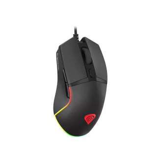 Genesis herní optická myš KRYPTON 220/RGB/6400 DPI/Herní/Optická/6 000 DPI/Drátová USB/Černá