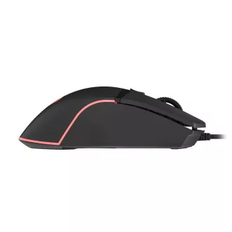 Genesis herní optická myš KRYPTON 220/RGB/6400 DPI/Herní/Optická/6 000 DPI/Drátová USB/Černá