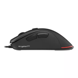 Genesis herní optická myš KRYPTON 200/RGB/6400 DPI/Herní/Optická/6 000 DPI/Drátová USB/Černá Genesis herní optická myš KRYPTON 200/RGB/6400 DPI/Herní/Optická/6 000 DPI/Drátová USB/Černá
