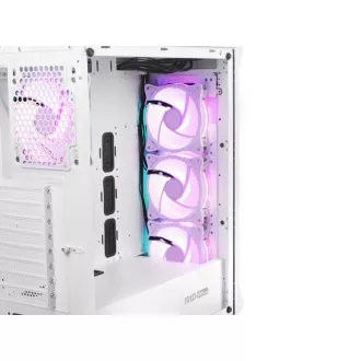 Počítačová skříň Genesis IRID 505 ARGB V2/Midi Tower/Transpar./Bílá Počítačová skříň Genesis IRID 505 ARGB V2/Midi Tower/Transpar./Bílá