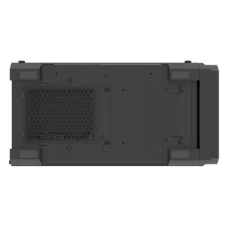 Počítačová skříň Genesis IRID 505F/Midi Tower/Transpar./Černá