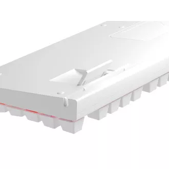 Genesis herní mechanická klávesnice THOR 303/RGB/Outemu Peach Silent/Drátová USB/US layout/Bílá