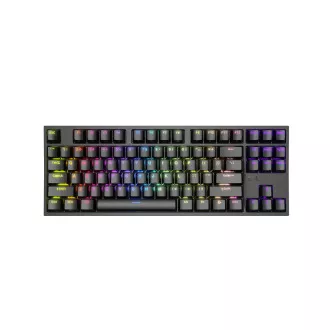 Genesis herní mechanická klávesnice THOR 404/RGB/Khail Box Brown/Drátová USB/US layout/Černá Genesis herní mechanická klávesnice THOR 404/RGB/Khail Box Brown/Drátová USB/US layout/Černá