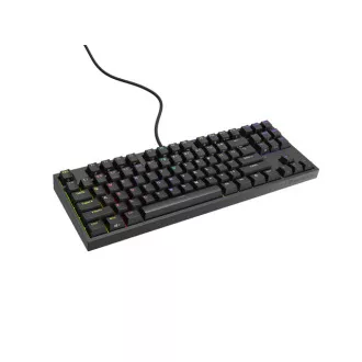Genesis herní mechanická klávesnice THOR 404/RGB/Khail Box Brown/Drátová USB/US layout/Černá Genesis herní mechanická klávesnice THOR 404/RGB/Khail Box Brown/Drátová USB/US layout/Černá