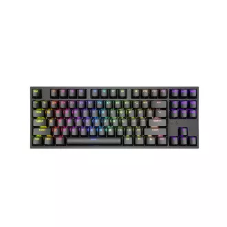 Genesis herní mechanická klávesnice THOR 404/RGB/Gateron Yellow Pro/Drátová USB/US layout/Černá Genesis herní mechanická klávesnice THOR 404/RGB/Gateron Yellow Pro/Drátová USB/US layout/Černá
