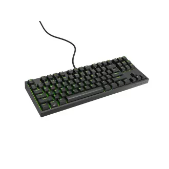 Genesis herní mechanická klávesnice THOR 404/RGB/Gateron Yellow Pro/Drátová USB/US layout/Černá Genesis herní mechanická klávesnice THOR 404/RGB/Gateron Yellow Pro/Drátová USB/US layout/Černá