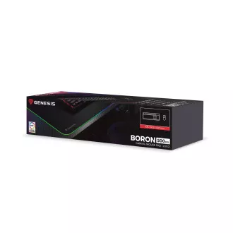 Herní podložka pod myš s RGB podsvícením Genesis BORON 500 XXL, 800x400mm