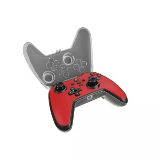 Drátový gamepad Genesis MANGAN 300, pro PC/Switch/Mobil, červený Drátový gamepad Genesis MANGAN 300, pro PC/Switch/Mobil, červený
