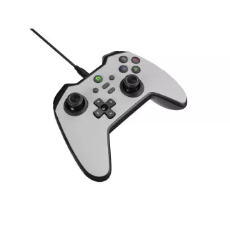 Drátový gamepad Genesis MANGAN 300, pro PC/Switch/Mobil, bílý Drátový gamepad Genesis MANGAN 300, pro PC/Switch/Mobil, bílý