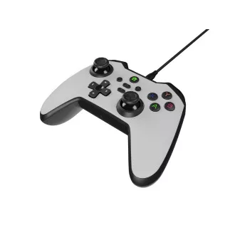 Drátový gamepad Genesis MANGAN 300, pro PC/Switch/Mobil, bílý Drátový gamepad Genesis MANGAN 300, pro PC/Switch/Mobil, bílý