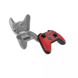 Bezdrátový gamepad Genesis MANGAN 400 pro PC/Switch/Mobil, červený Bezdrátový gamepad Genesis MANGAN 400 pro PC/Switch/Mobil, červený