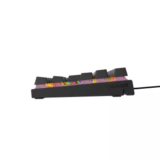 Genesis tichá herní klávesnice THOR 303/TKL/RGB/Outemu Peach/Drátová USB/CZ-SK layout/Černá
