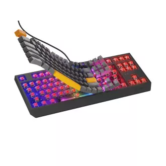 Genesis herní klávesnice THOR 230/TKL/RGB/Outemu Red/Drátová USB/US layout/Anchor Positive Šedá Genesis herní klávesnice THOR 230/TKL/RGB/Outemu Red/Drátová USB/US layout/Anchor Positive Šedá