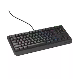 Genesis herní bezdrátová klávesnice THOR 230 Lite/Drátová USB/US layout/Černá Genesis herní bezdrátová klávesnice THOR 230 Lite/Drátová USB/US layout/Černá