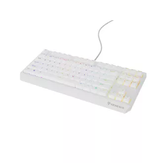 Genesis herní klávesnice THOR 230/TKL/RGB/Outemu Brown/Drátová USB/US layout/Bílá Genesis herní klávesnice THOR 230/TKL/RGB/Outemu Brown/Drátová USB/US layout/Bílá