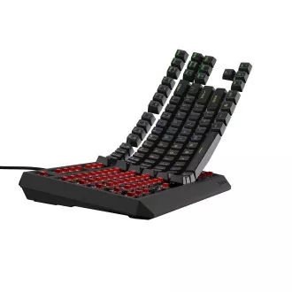 Genesis herní klávesnice THOR 230/TKL/RGB/Outemu Red/Drátová USB/US layout/Černá Genesis herní klávesnice THOR 230/TKL/RGB/Outemu Red/Drátová USB/US layout/Černá