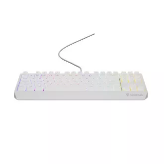 Genesis herní klávesnice THOR 230/TKL/RGB/Outemu Red/Drátová USB/US layout/Bílá Genesis herní klávesnice THOR 230/TKL/RGB/Outemu Red/Drátová USB/US layout/Bílá