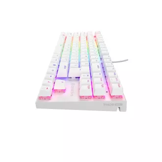 Genesis tichá herní klávesnice THOR 303/TKL/RGB/Outemu Peach Silent/Drátová USB/US layout/Bílá Genesis tichá herní klávesnice THOR 303/TKL/RGB/Outemu Peach Silent/Drátová USB/US layout/Bílá