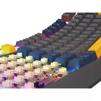 GENESIS herní klávesnice THOR 230/TKL/RGB/Outemu Panda/Drátová USB/US layout/Naval Blue Negative GENESIS herní klávesnice THOR 230/TKL/RGB/Outemu Panda/Drátová USB/US layout/Naval Blue Negative