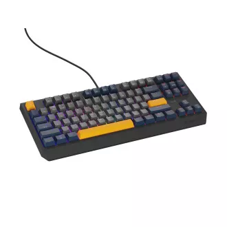 GENESIS herní klávesnice THOR 230/TKL/RGB/Outemu Panda/Drátová USB/US layout/Naval Blue Negative GENESIS herní klávesnice THOR 230/TKL/RGB/Outemu Panda/Drátová USB/US layout/Naval Blue Negative