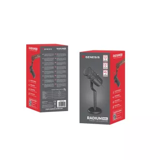 Streamovací mikrofon Genesis Radium 350D Dynamic, USB Streamovací mikrofon Genesis Radium 350D Dynamic, USB