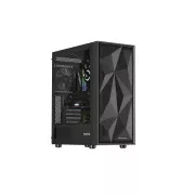 Počítačová skříň Genesis DIAXID 605F/Midi Tower/Transpar./Černá