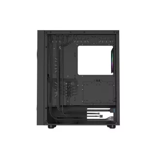 Počítačová skříň Genesis DIAXID 605 ARGB/Midi Tower/Transpar./Černá Počítačová skříň Genesis DIAXID 605 ARGB/Midi Tower/Transpar./Černá