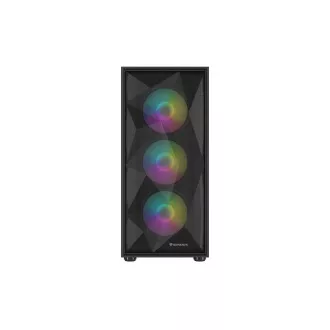 Počítačová skříň Genesis DIAXID 605 ARGB/Midi Tower/Transpar./Černá Počítačová skříň Genesis DIAXID 605 ARGB/Midi Tower/Transpar./Černá