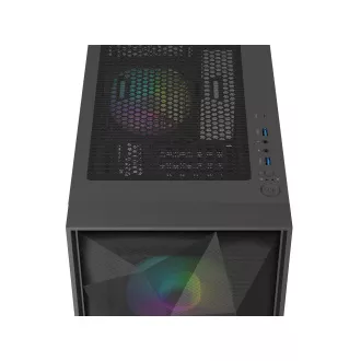 Počítačová skříň Genesis DIAXID 605 ARGB/Midi Tower/Transpar./Černá Počítačová skříň Genesis DIAXID 605 ARGB/Midi Tower/Transpar./Černá