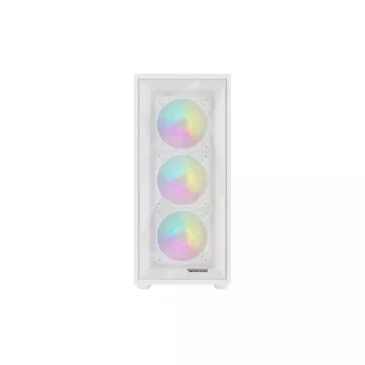 Počítačová skříň Genesis DIAXID 605 ARGB/Midi Tower/Transpar./Bílá