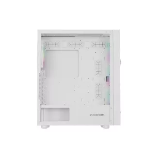 Počítačová skříň Genesis DIAXID 605 ARGB/Midi Tower/Transpar./Bílá