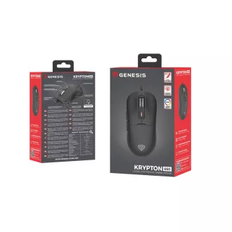 Genesis herní myš KRYPTON 660/Herní/Optická/12 000 DPI/Drátové USB-A/Černá Genesis herní myš KRYPTON 660/Herní/Optická/12 000 DPI/Drátové USB-A/Černá