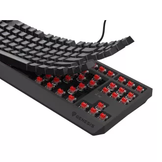 Herní klávesnice Genesis THOR 230/TKL/RGB/Outemu Red/Drátové USB-A/CZ-SK layout/Černá Herní klávesnice Genesis THOR 230/TKL/RGB/Outemu Red/Drátové USB-A/CZ-SK layout/Černá