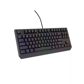Herní klávesnice Genesis THOR 230/TKL/RGB/Outemu Red/Drátové USB-A/CZ-SK layout/Černá Herní klávesnice Genesis THOR 230/TKL/RGB/Outemu Red/Drátové USB-A/CZ-SK layout/Černá