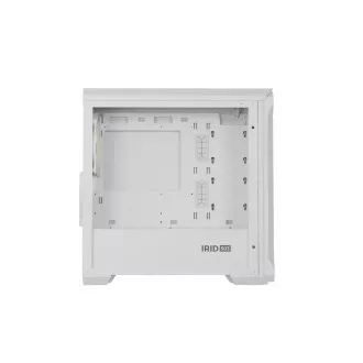 Počítačová skříň Genesis IRID 503 ARGB LITE/Mini Tower/Transpar./Bílá