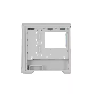 Počítačová skříň Genesis IRID 503 ARGB LITE/Mini Tower/Transpar./Bílá