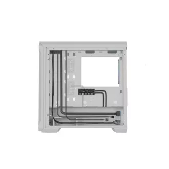 Počítačová skříň Genesis IRID 503 ARGB LITE/Mini Tower/Transpar./Bílá