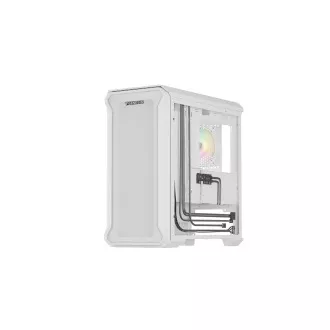 Počítačová skříň Genesis IRID 503 ARGB LITE/Mini Tower/Transpar./Bílá