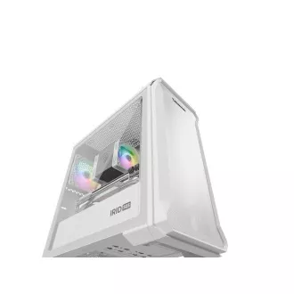Počítačová skříň Genesis IRID 503 ARGB LITE/Mini Tower/Transpar./Bílá