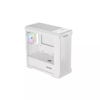 Počítačová skříň Genesis IRID 503 ARGB LITE/Mini Tower/Transpar./Bílá