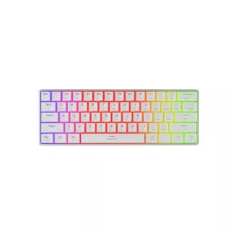 Genesis herní klávesnice THOR 660 G2/Gateron Red/USB+BT/US layout/Bílá Genesis herní klávesnice THOR 660 G2/Gateron Red/USB+BT/US layout/Bílá
