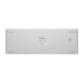 Genesis herní klávesnice THOR 660 G2/Gateron Red/USB+BT/US layout/Bílá Genesis herní klávesnice THOR 660 G2/Gateron Red/USB+BT/US layout/Bílá