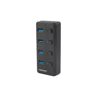 Natec Mantis 2 aktivní rozbočovač s funkcí nabíjení 4x USB 3.0 HUB, vypínač, napájecí adaptér Natec Mantis 2 aktivní rozbočovač s funkcí nabíjení 4x USB 3.0 HUB, vypínač, napájecí adaptér