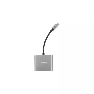 Natec multiport adaptér Fowler MINI USB-C PD, USB 3.0, HDMI 4K Natec multiport adaptér Fowler MINI USB-C PD, USB 3.0, HDMI 4K
