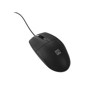 Natec optická myš RUFF Plus 1200 DPI/Kancelářská/Optická/1 200 DPI/Drátová USB/Černá Natec optická myš RUFF Plus 1200 DPI/Kancelářská/Optická/1 200 DPI/Drátová USB/Černá