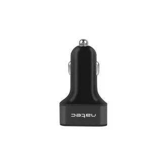 Natec nabíječka do auta CONEY, 2XUSB, 1XUSB-C, 84W