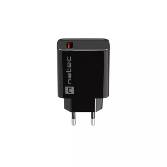 Universální nabíječka Natec RIBERA 18W 1X USB-A, černá Universální nabíječka Natec RIBERA 18W 1X USB-A, černá
