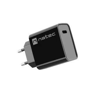 Universální nabíječka Natec RIBERA 20W 1X USB-C, černá