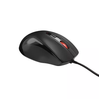 Natec optická myš PIGEON 2/4 000 DPI/Kancelářská/Optická/4 000 DPI/Drátová USB/Černá